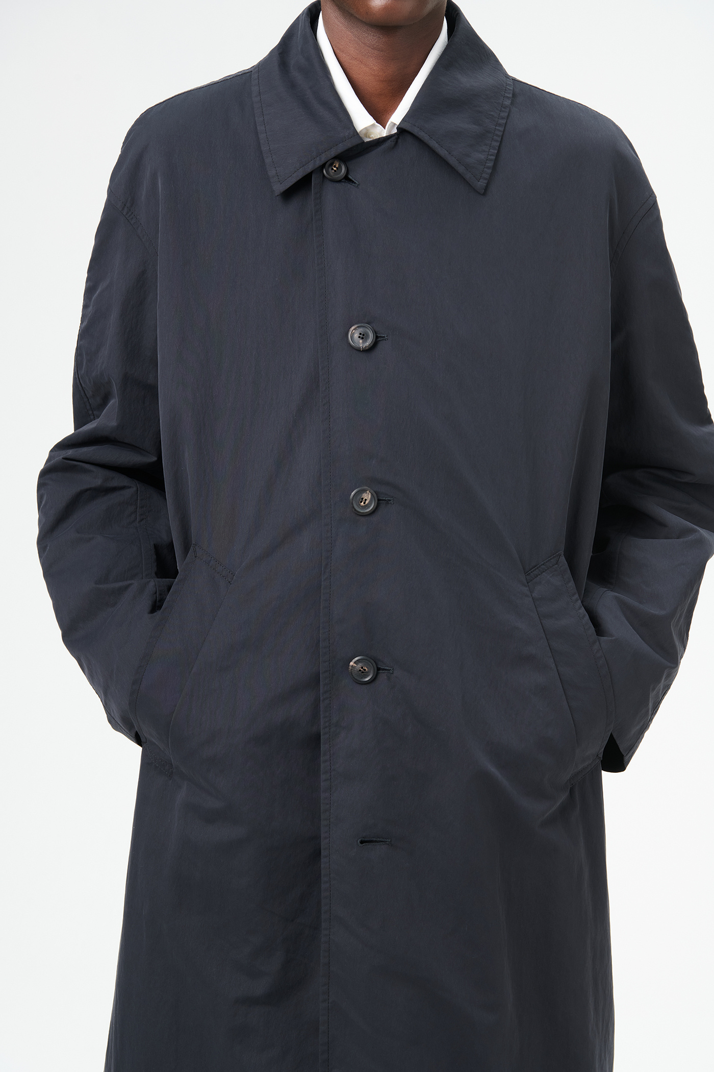 Our Legacy - Collapse Carcoat Blue Depth Peached Nylon