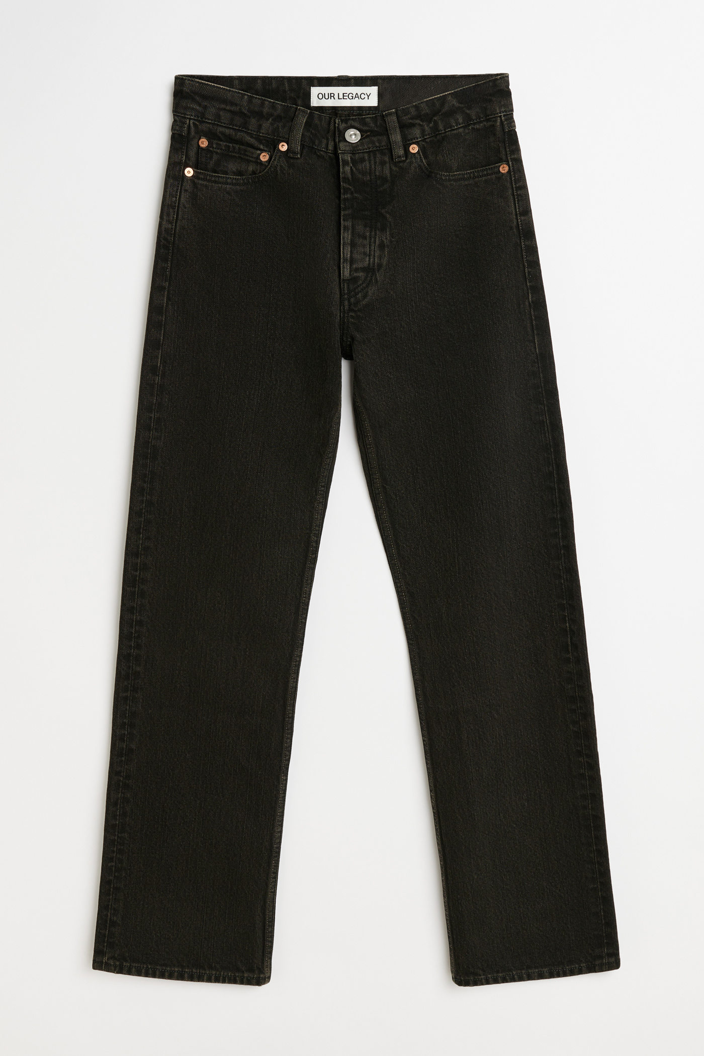 Our Legacy - Linear Cut Kamari Black Chain Twill