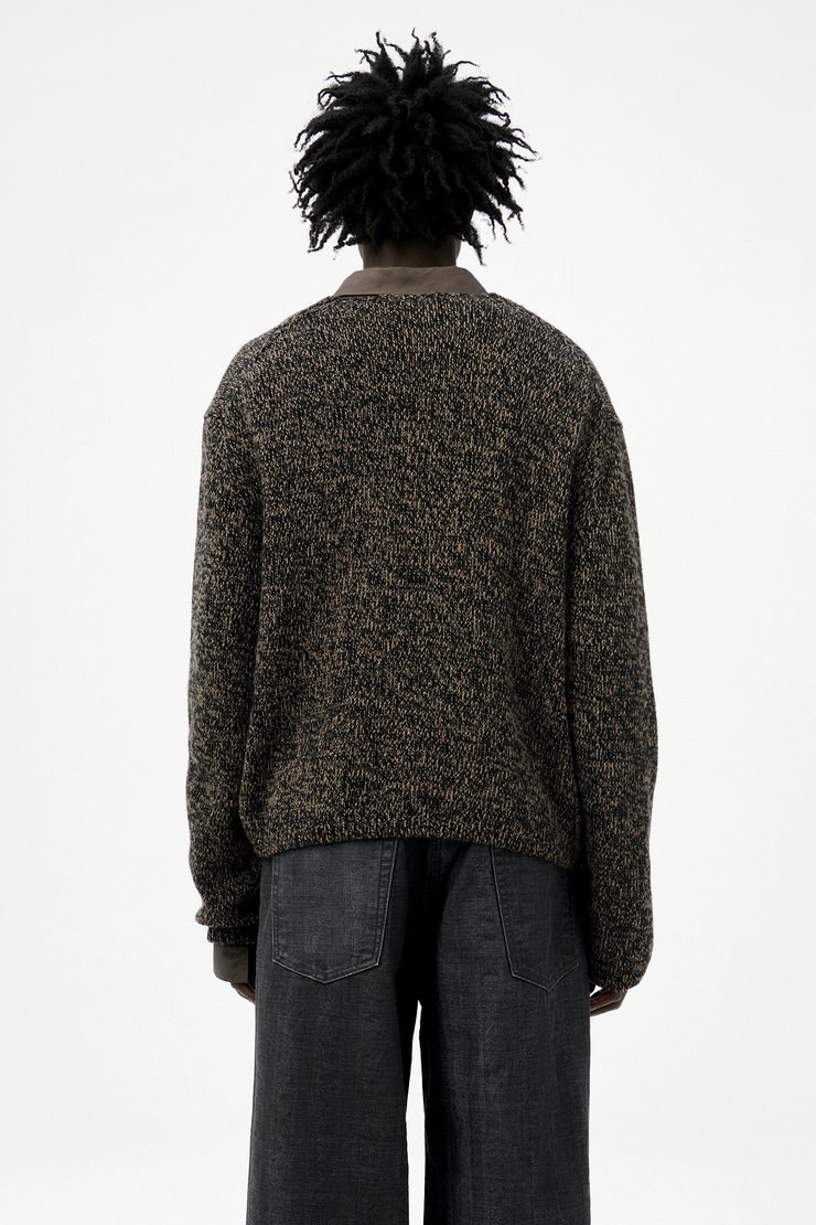 Our Legacy - Our Legacy Academy Cardigan Bear Twist Mouline Wool