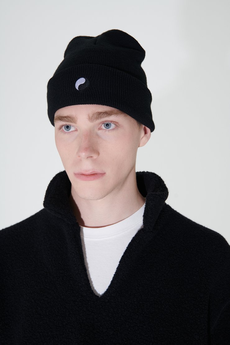 Our Legacy - OL Yin Yang Beanie Black
