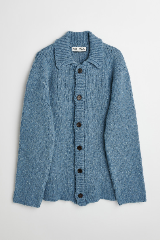 Our Legacy - Big Cardigan Funky Blue Acrylic