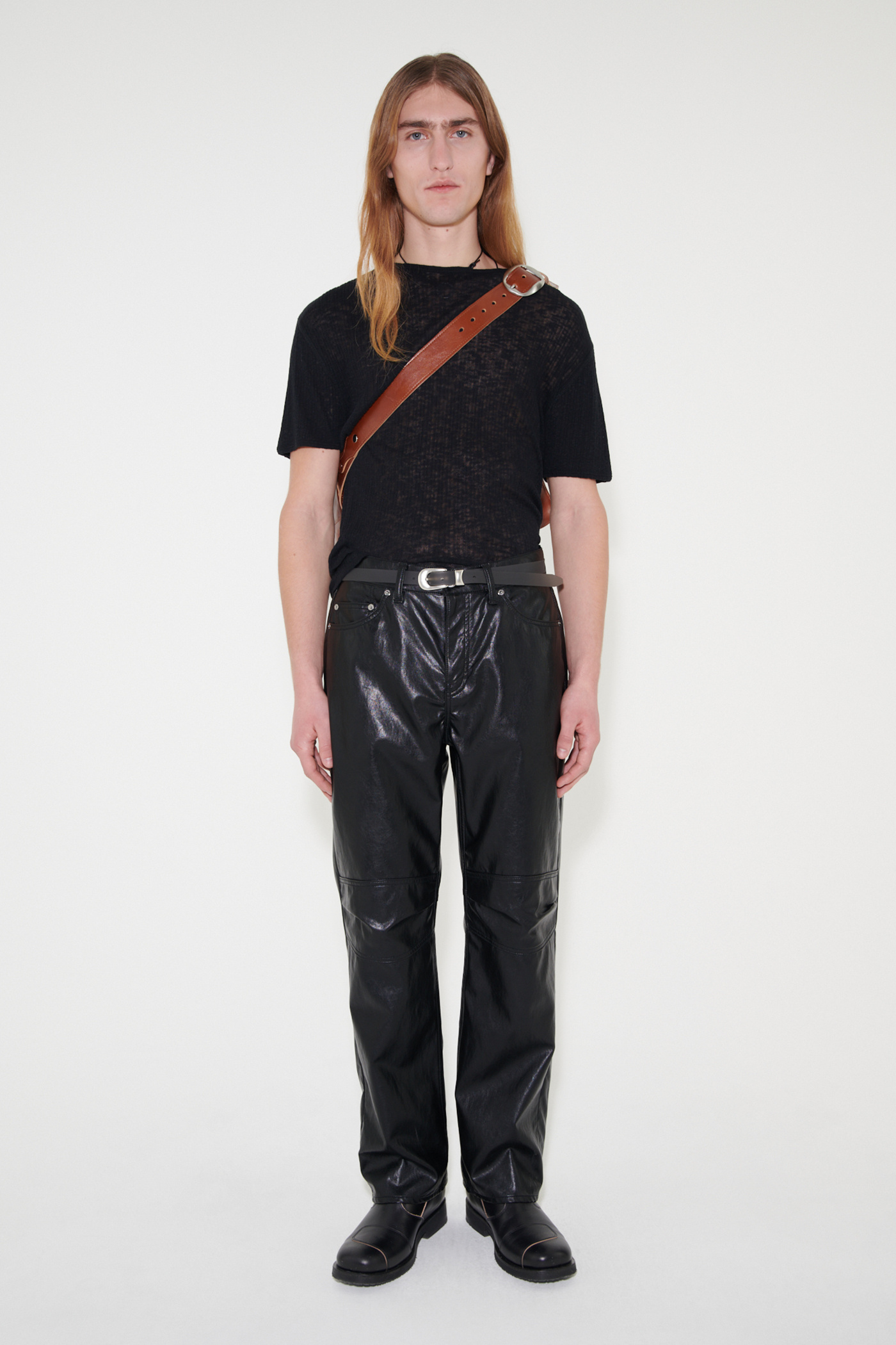 Our Legacy - Formal Moto Cut Cageian Black Fake Leather