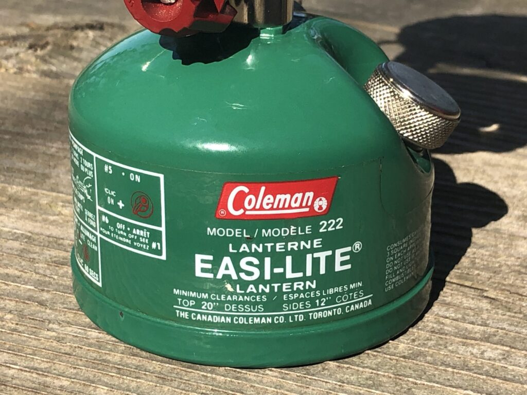 コールマンピークワンランタンModel 222 カナダグリーン 80年2月製