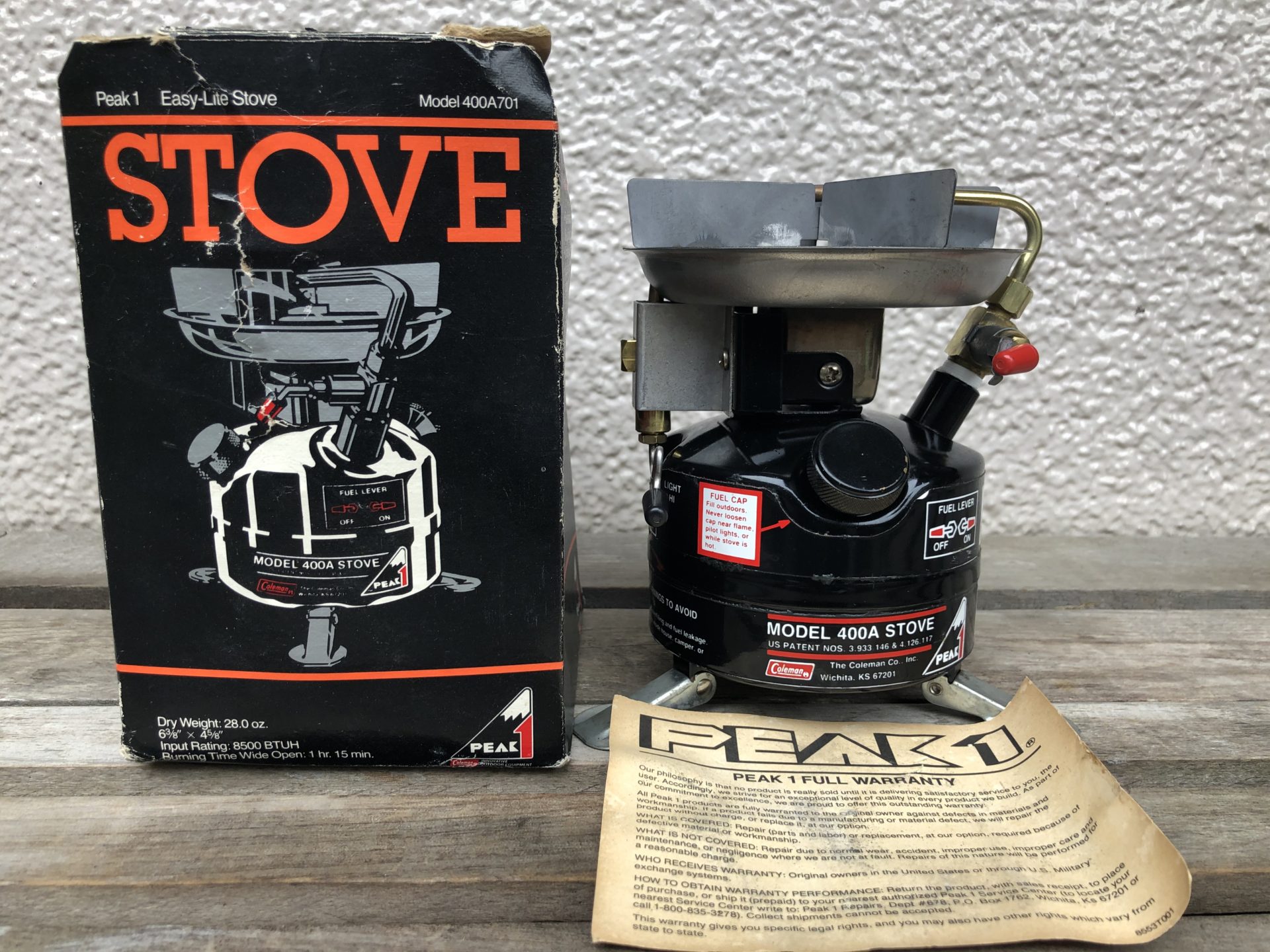 コールマン400/400A、505/576などピークワン2レバーストーブの選び方