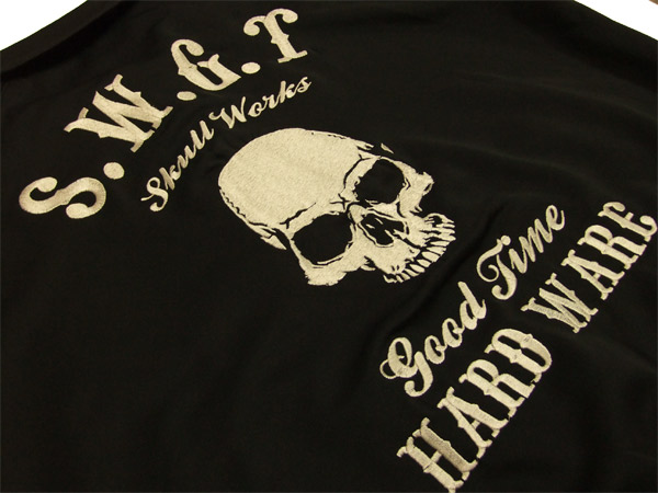 ジャージ S.W.G.T ドクロ刺繍 131013 トラックジャケット: SKULL WORKS
