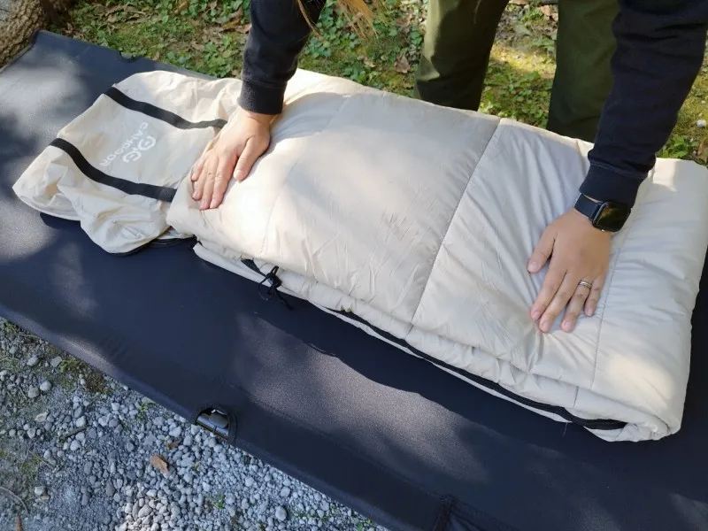 CAMDOOR「もっちり温」本音レビュー！新素材の人工ダウン寝袋の寝心地