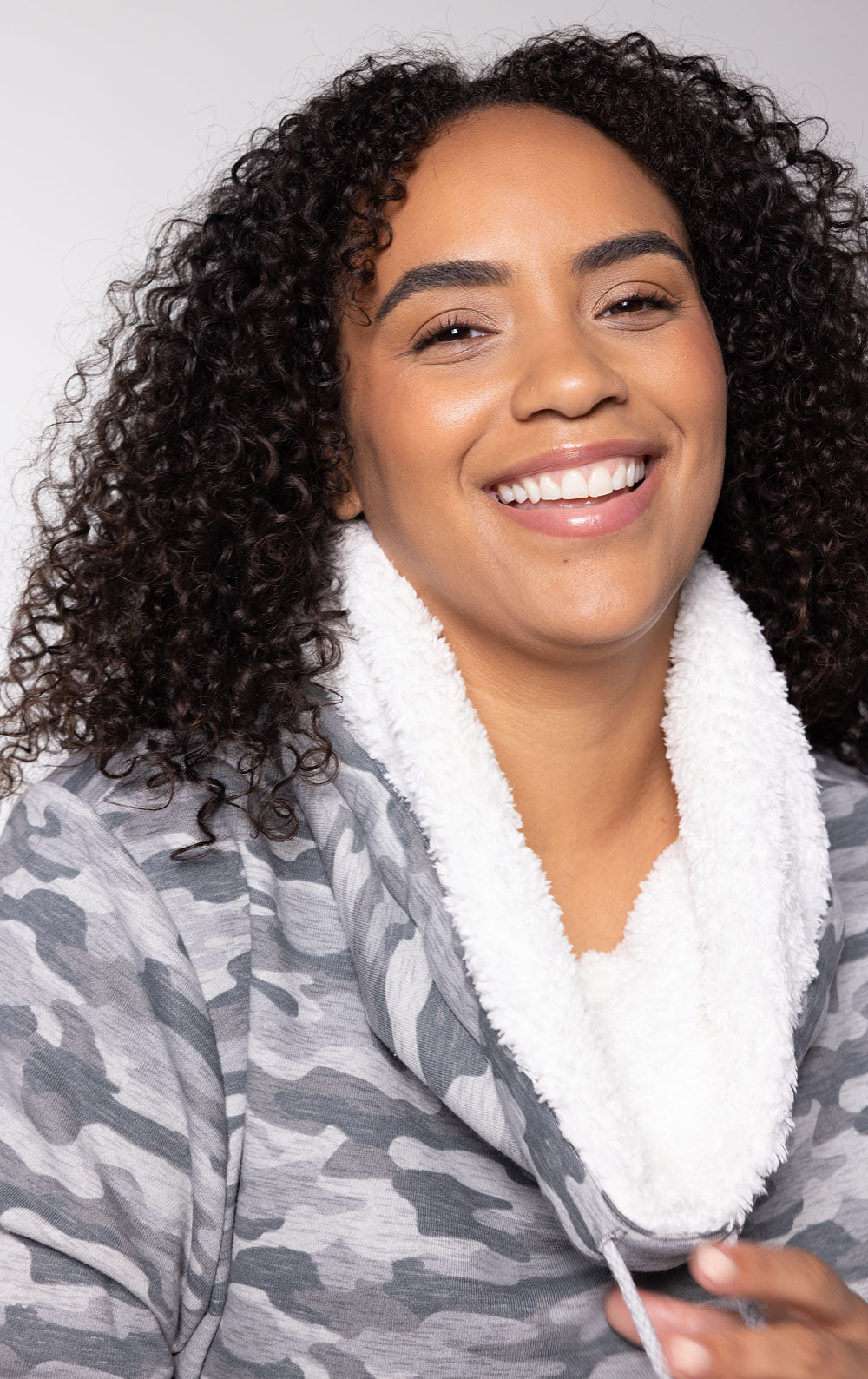 Chalet Shearling Rollneck Pajamas | Pajamagram