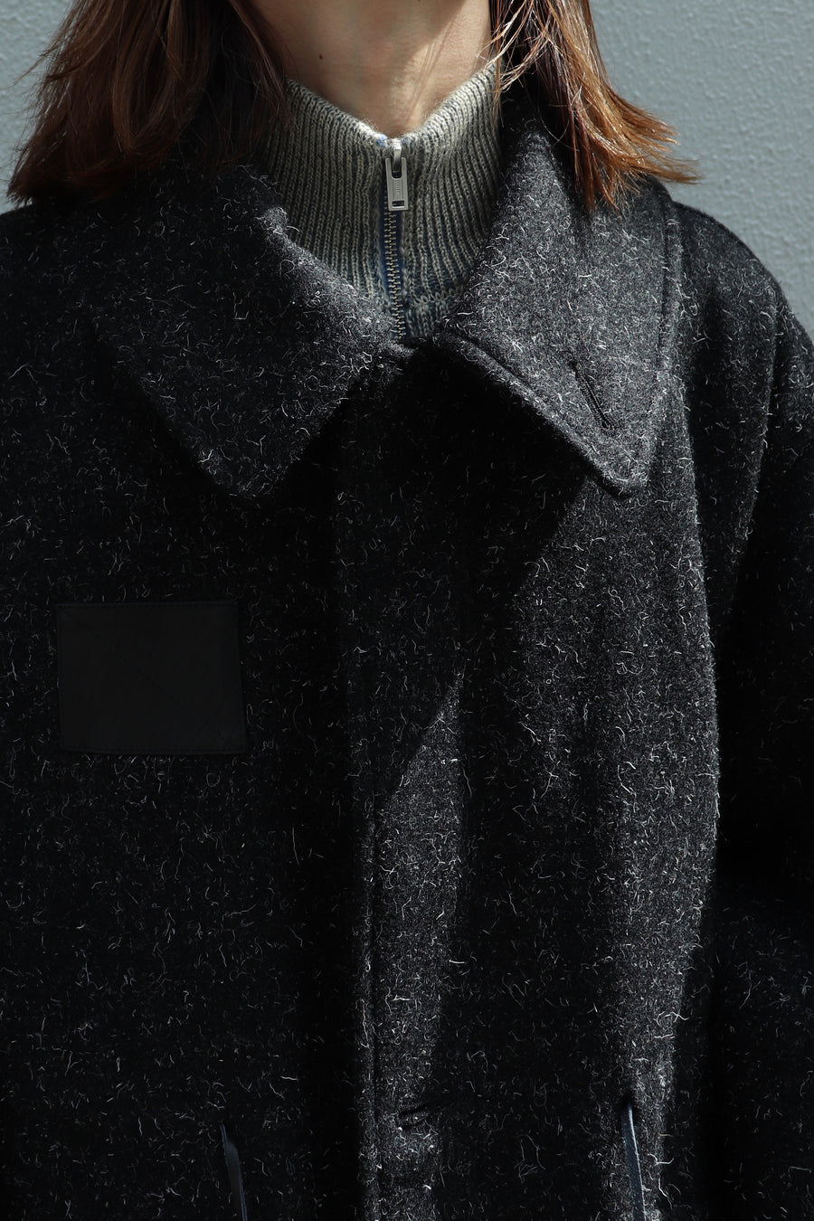 SOSHIOTSUKI(ソウシオオツキ)のUGLY COLLAR WOOL COATの通販｜PALETTE