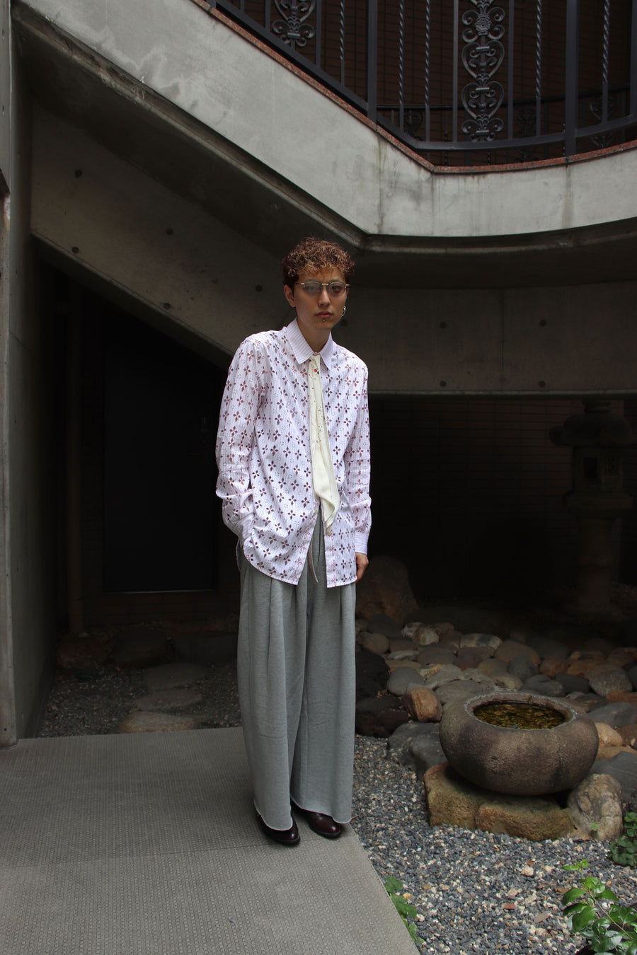 MASU(エムエーエスユー)のGALAXY SILK SCARF WHITE(スカーフ)の通販