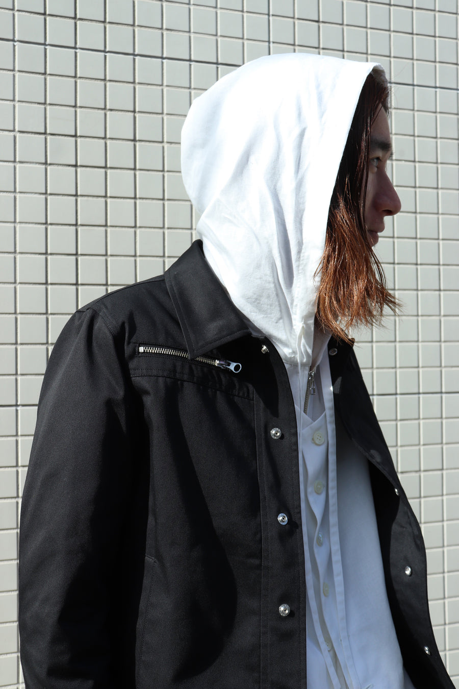 YUKI HASHIMOTO(ユウキハシモト)のCONVERTIBLE COLLAR JACKETの通販