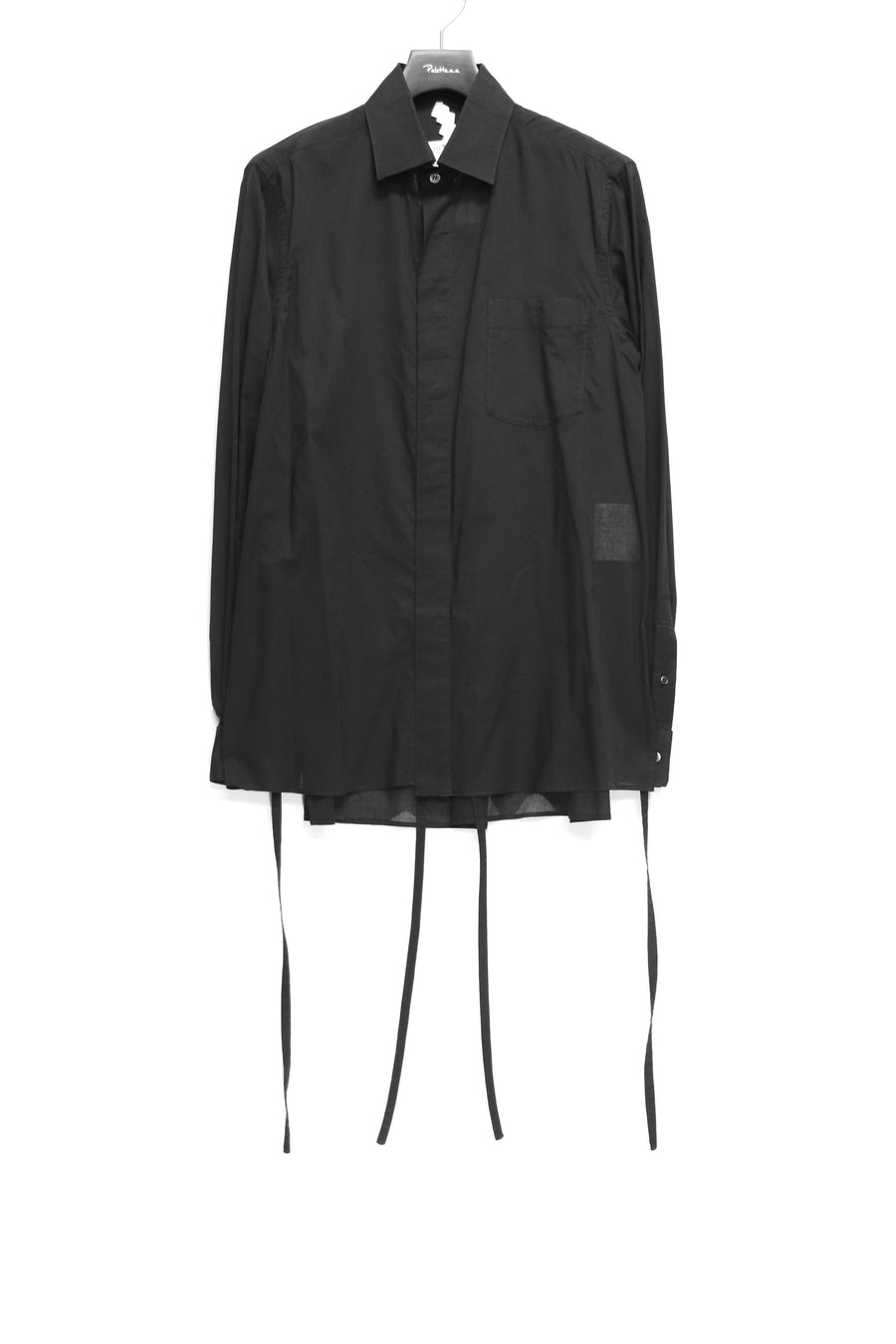 SOSHIOTSUKI(ソウシオオツキ)のTHE KIMONO BREASTED SHIRT BLACKの通販