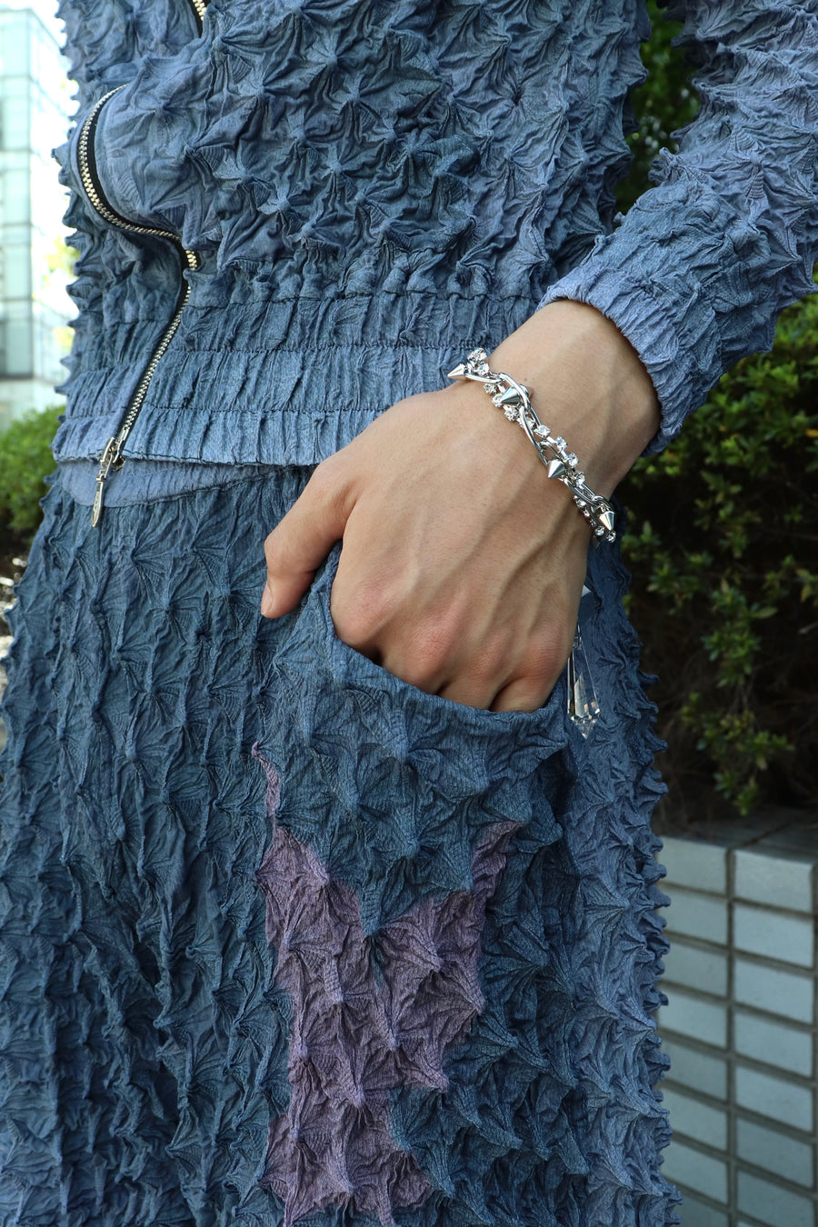 MASU(エムエーエスユー)のRAINDROP BRACELET CRYSTALの通販｜PALETTE