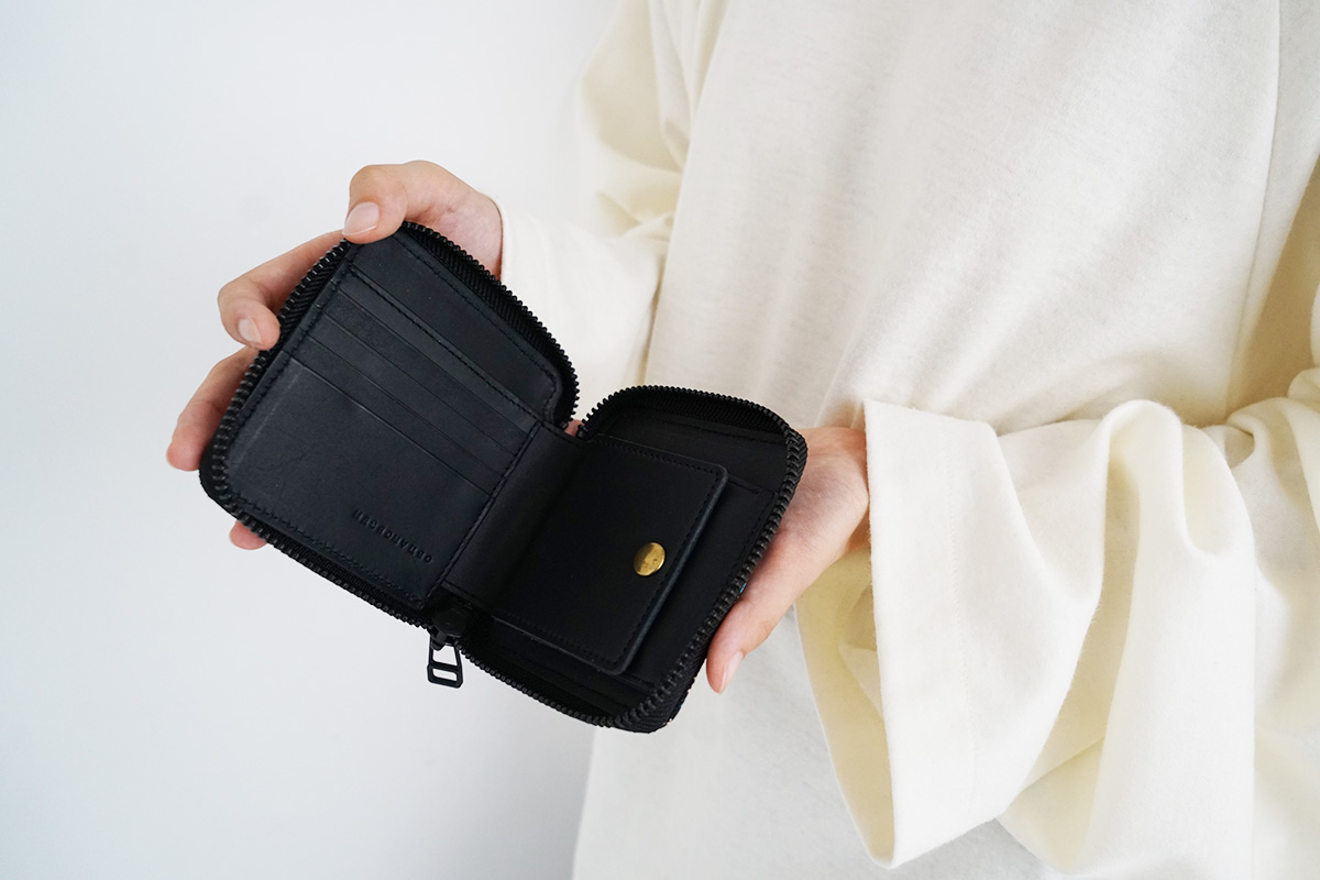 macromauro マクロマウロ SPLASH WALLET [BLACK]_