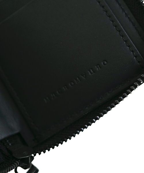 macromauro マクロマウロ PAINT WALLET O [BLACK] ペイントウォレット