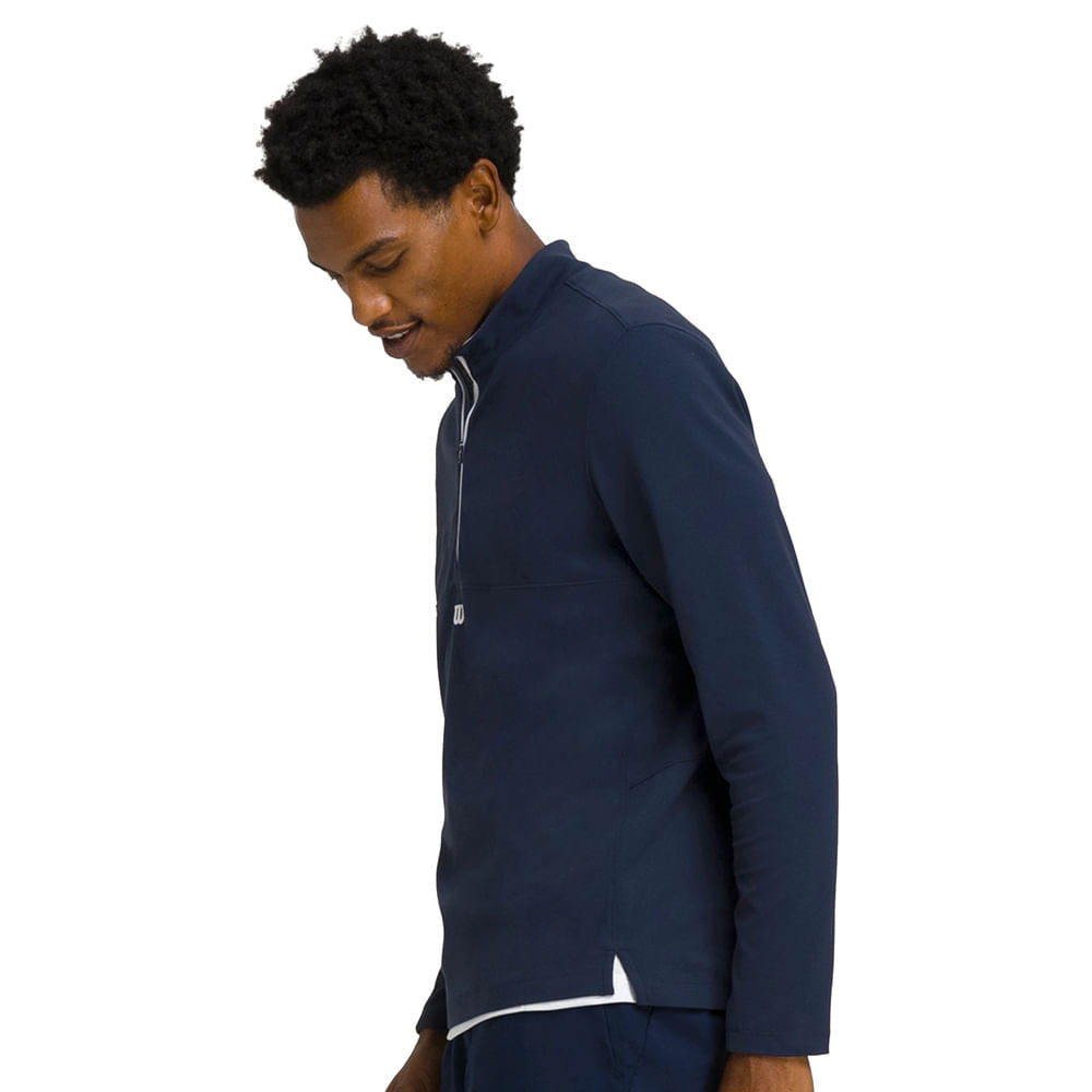 Wilson Mens Elevate Performance Half-Zip Jacket | CLASSIC NAVY