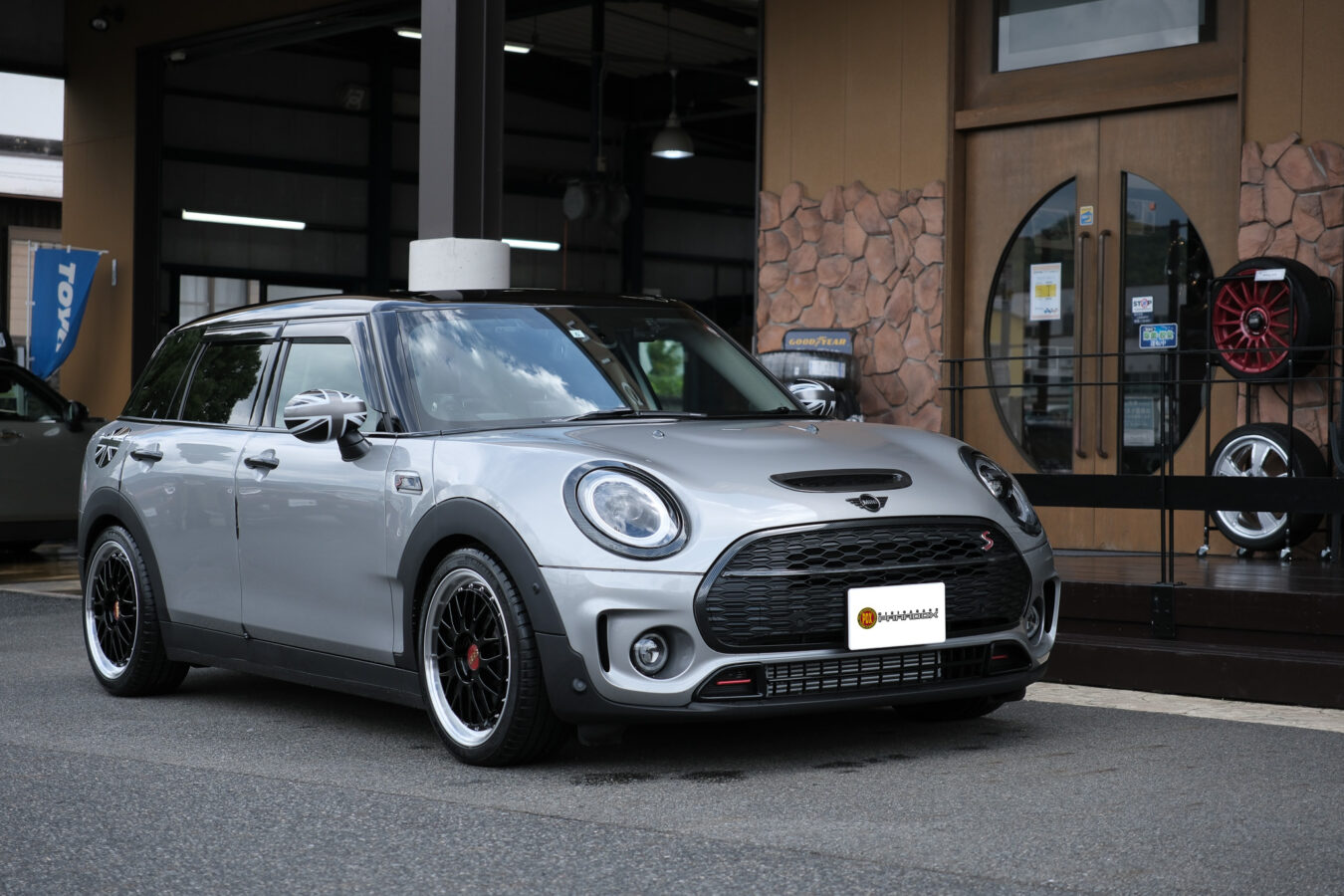 F54 MINI CooperSD クラブマンにBBSホイール&ダウンサス取り付け