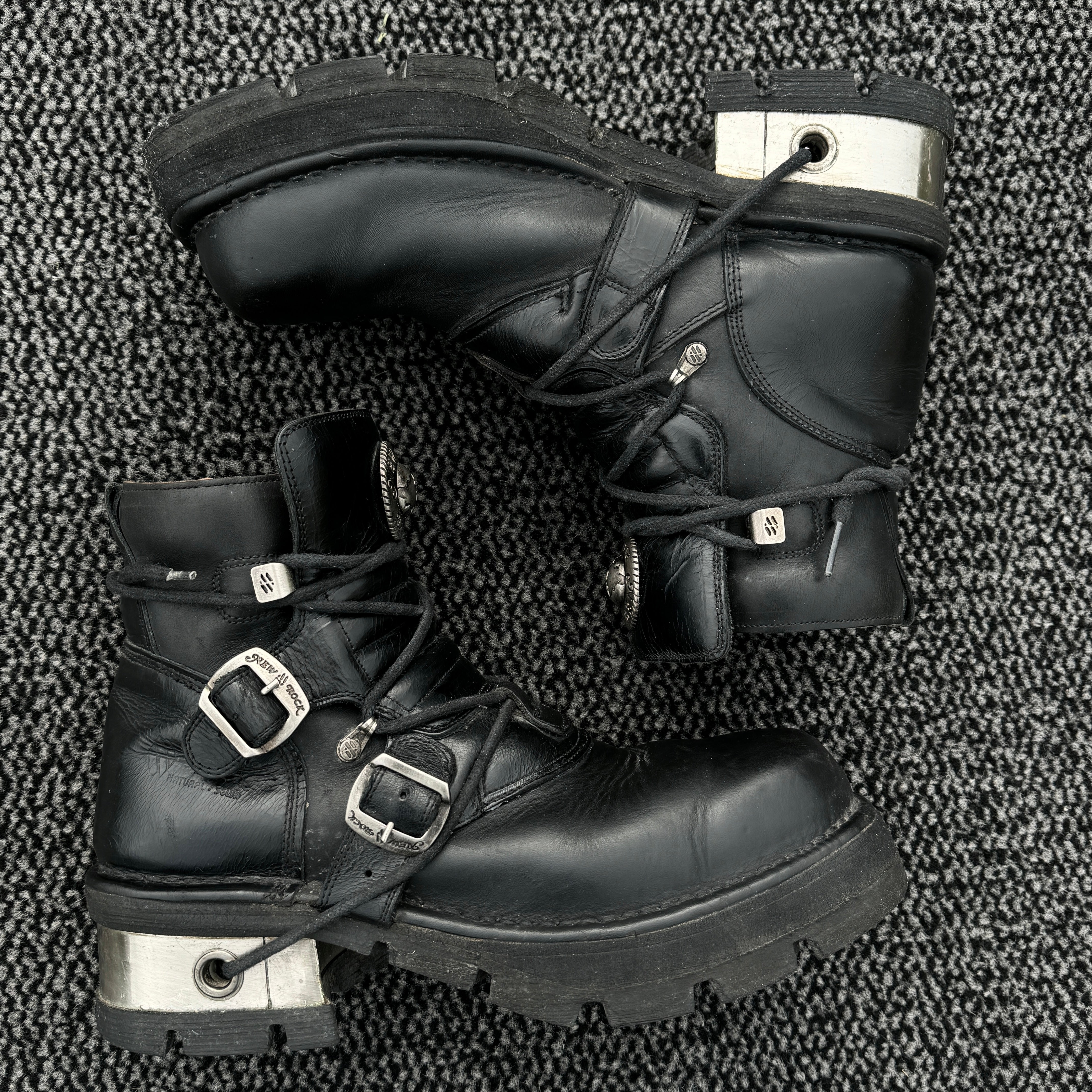 New Rock Steel Heel Boots – Paroxa