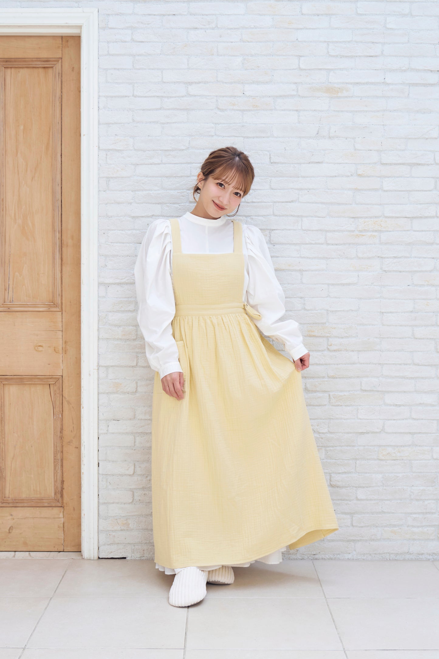 COTTON GAUZE APRON – Parsley