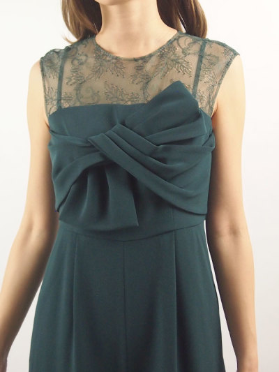 グレースコンチネンタルGRACE CONTINENTALリボンサロペット パンツ