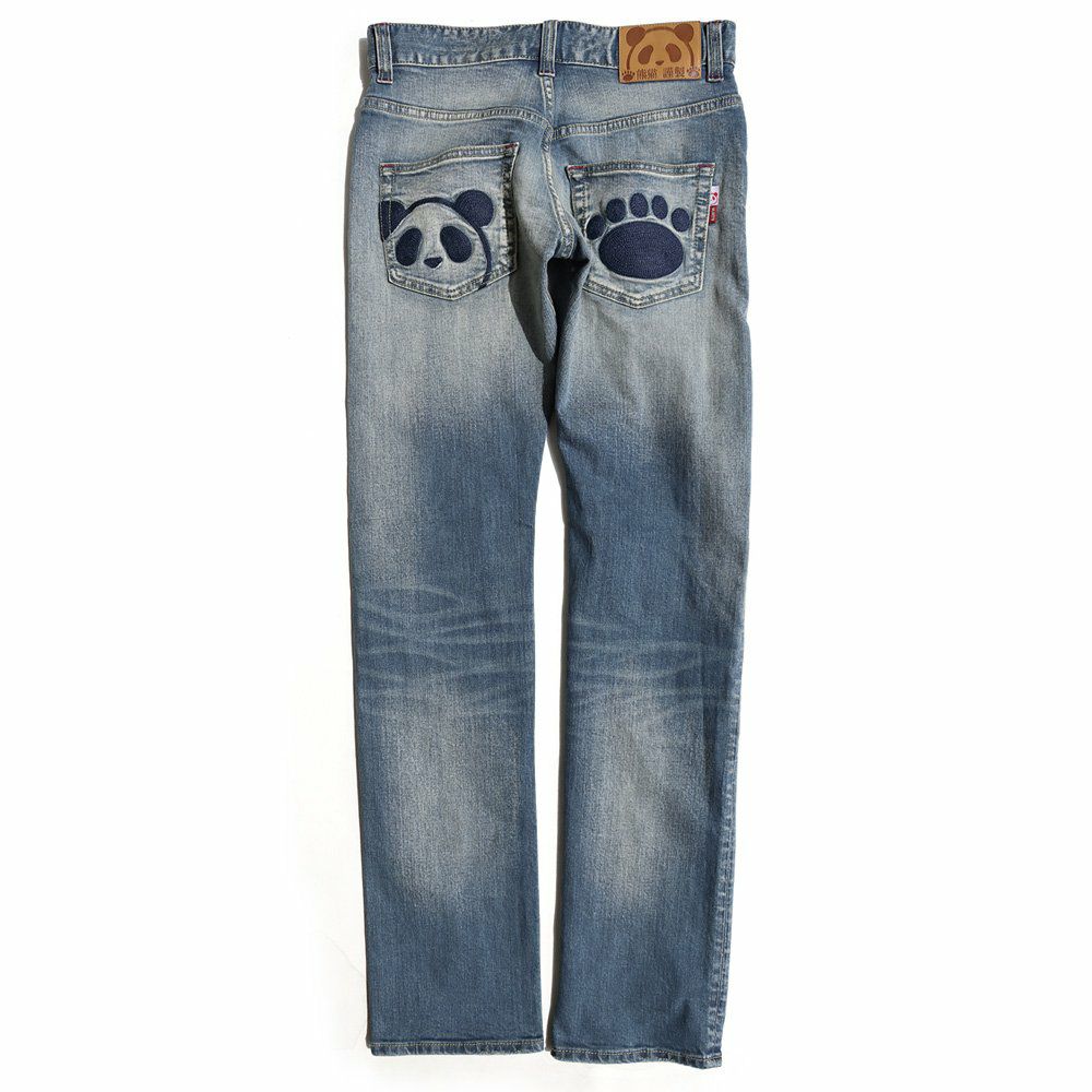 デニム パンツ スリム ストレート ジーンズ ストレッチ メンズ