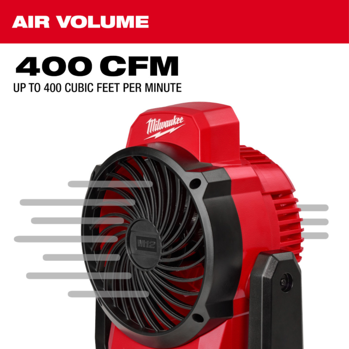 Milwaukee M12 AF-0 業務用扇風機 Milwaukee M12™ 6 in. Mounting Fan
