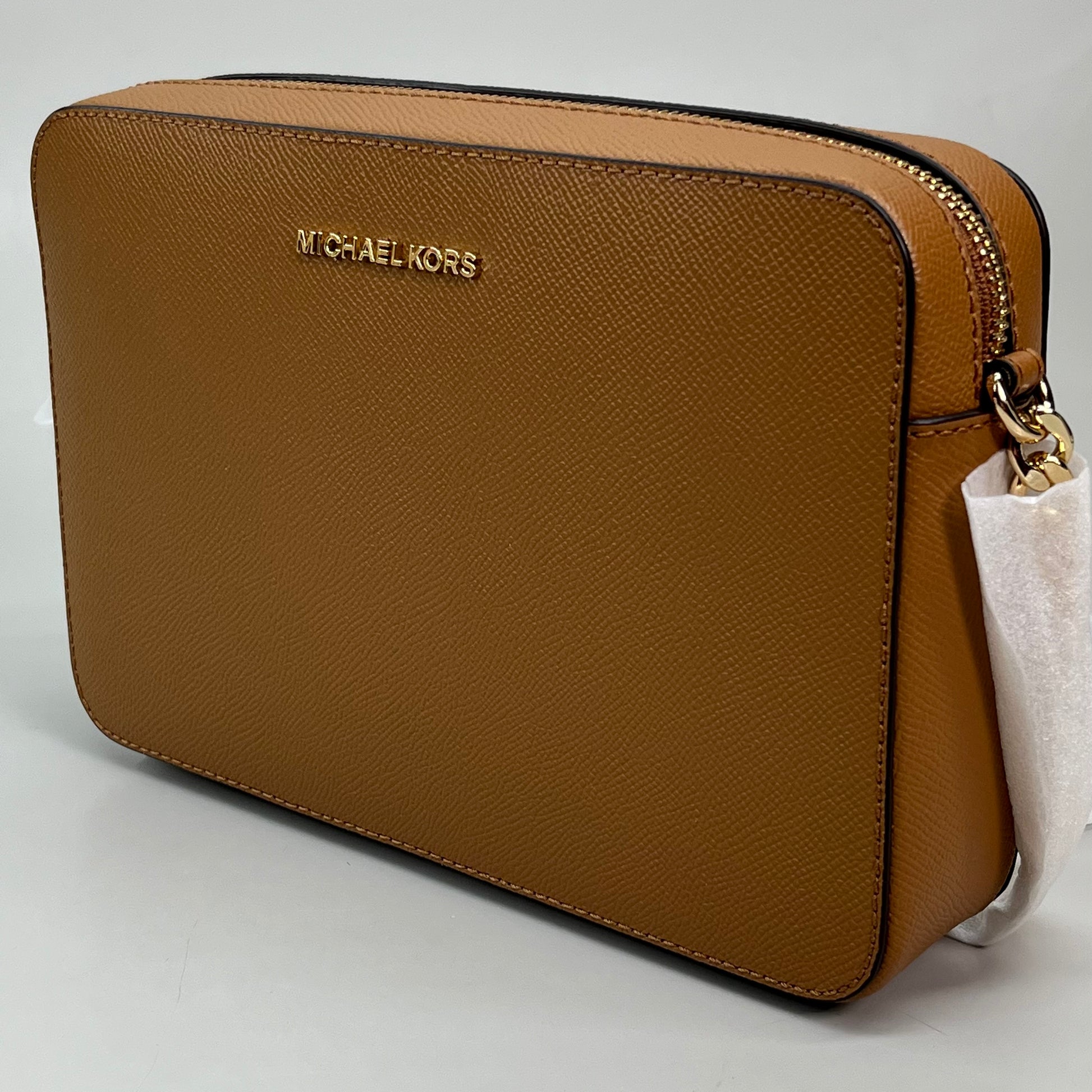 MICHAEL KORS Jet Set Large Saffiano Leather Crossbody Bag 6 1/2