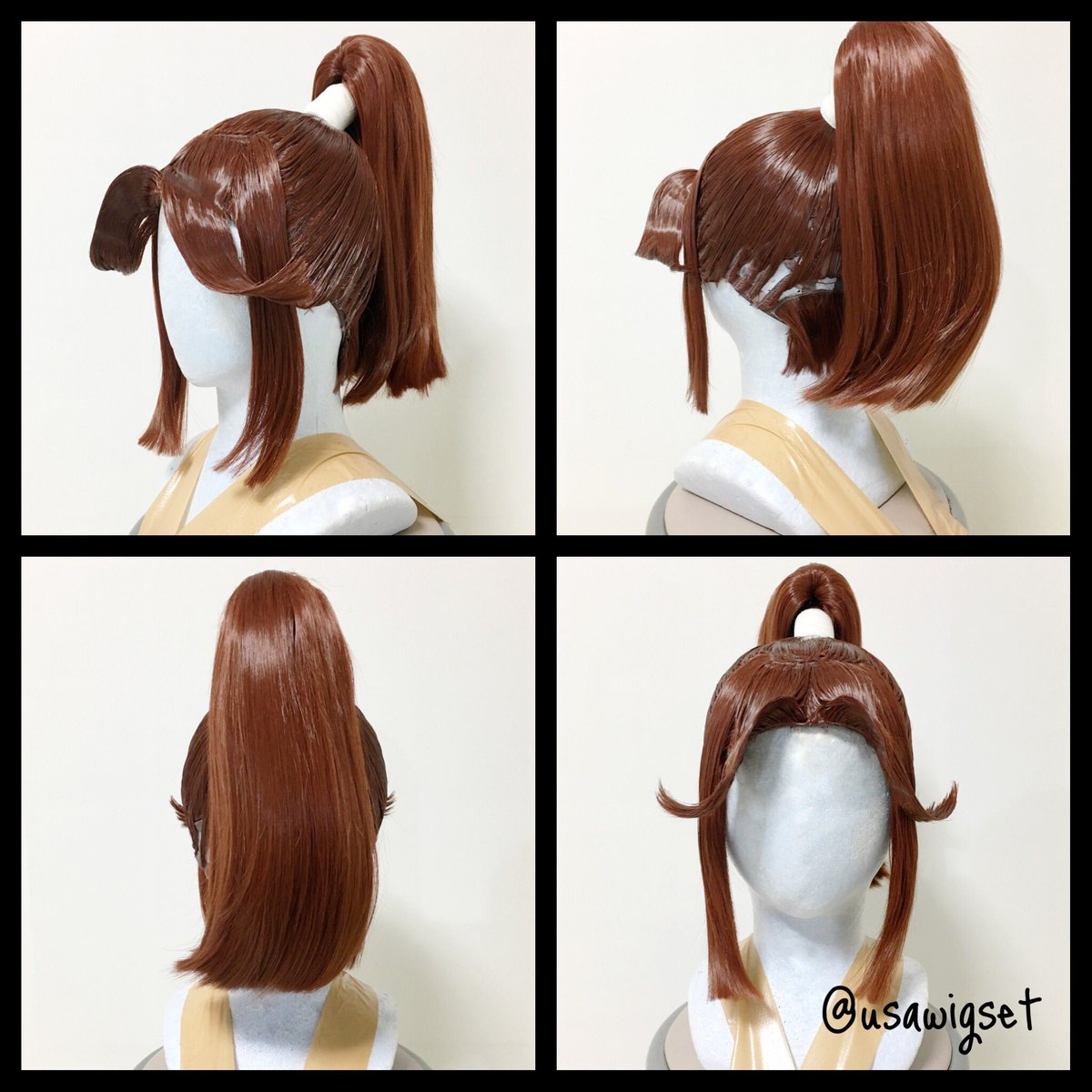 忍たま 四年生 コスプレ ウィッグ 綾部喜八郎 平滝夜叉丸 田村三木ヱ門