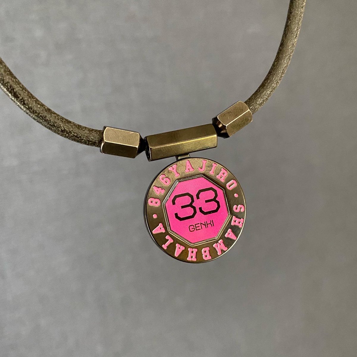 846様より特注オーダーのシャンバラネックレスが届きました☺️ 中央