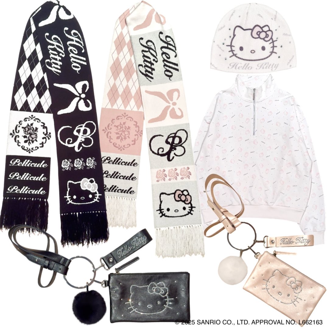 pellicule×ハローキティ本日20時いよいよ販売開始！♡