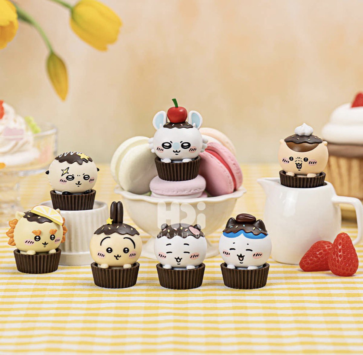 📢🧁💕ちいかわカップケーキフィギュア💕🧁 🇰🇷韓国ちいかわ公式
