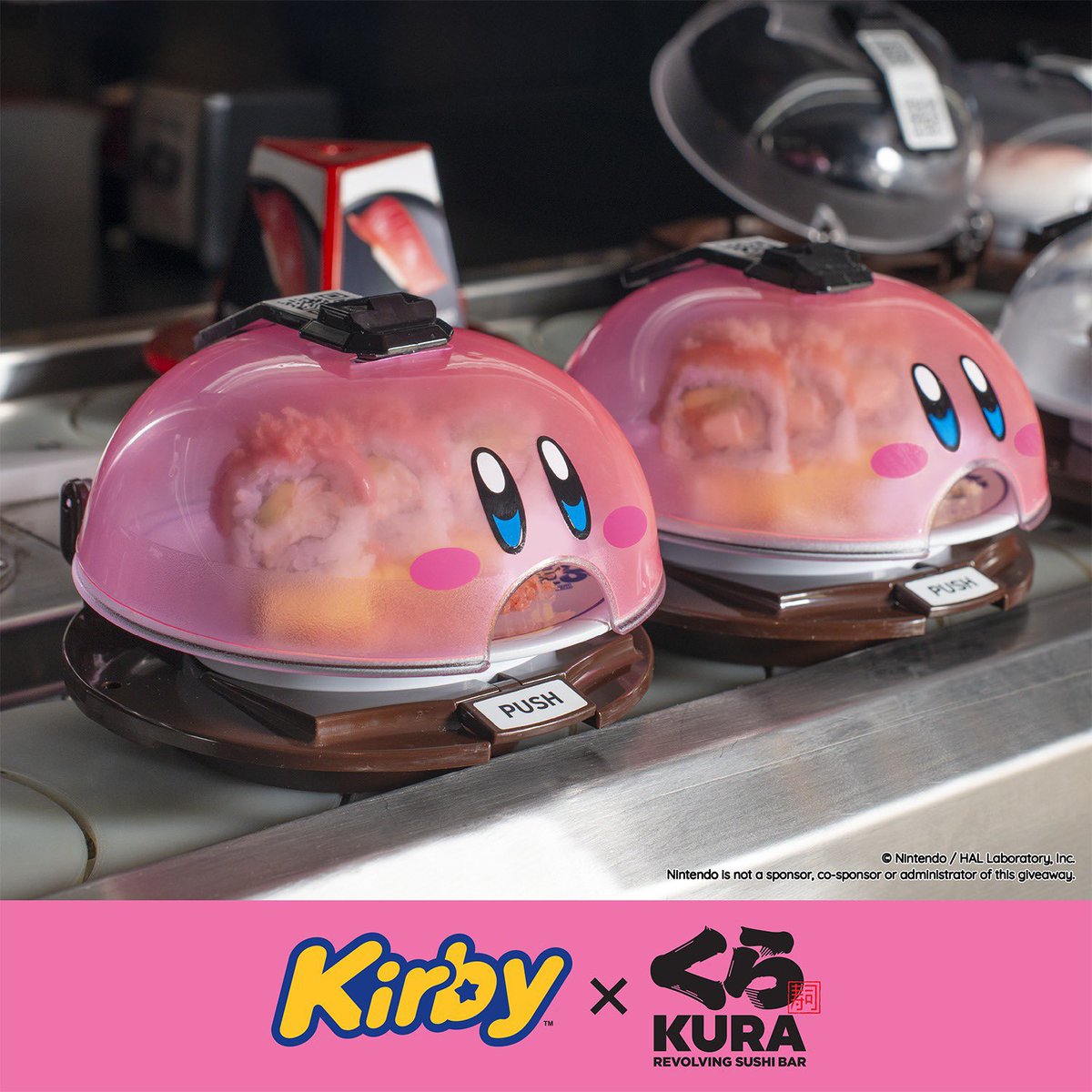 くら寿司と星のカービィのコラボ！ ※日本国内ではなく、Kura Sushi USA