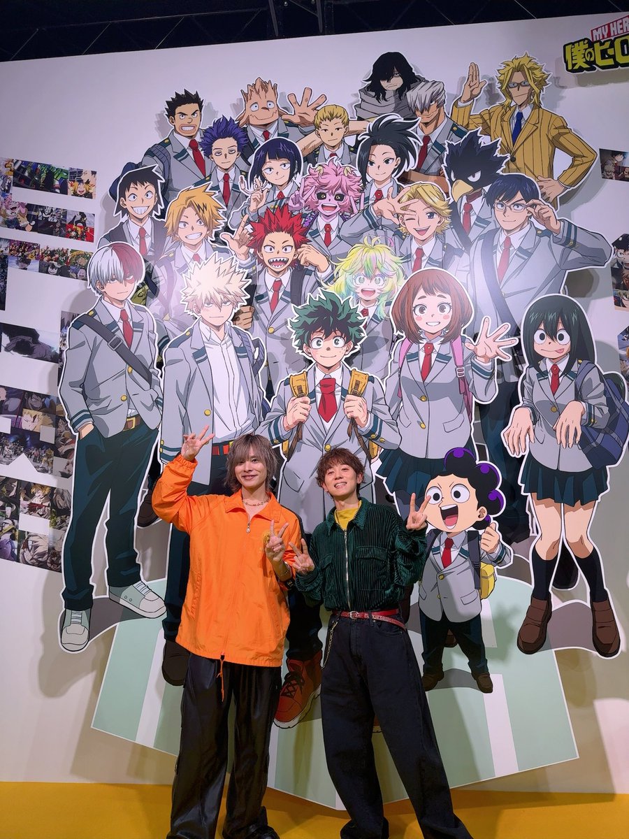 ヒロアカ のぶさんとTOHOブースもお邪魔しました！！ブースもヒロアカ