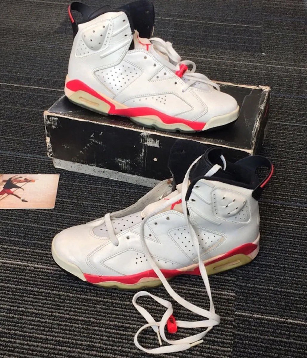 桜木花道カラー Nike Air Jordan 6 Retro “White Infrared”が現地時間
