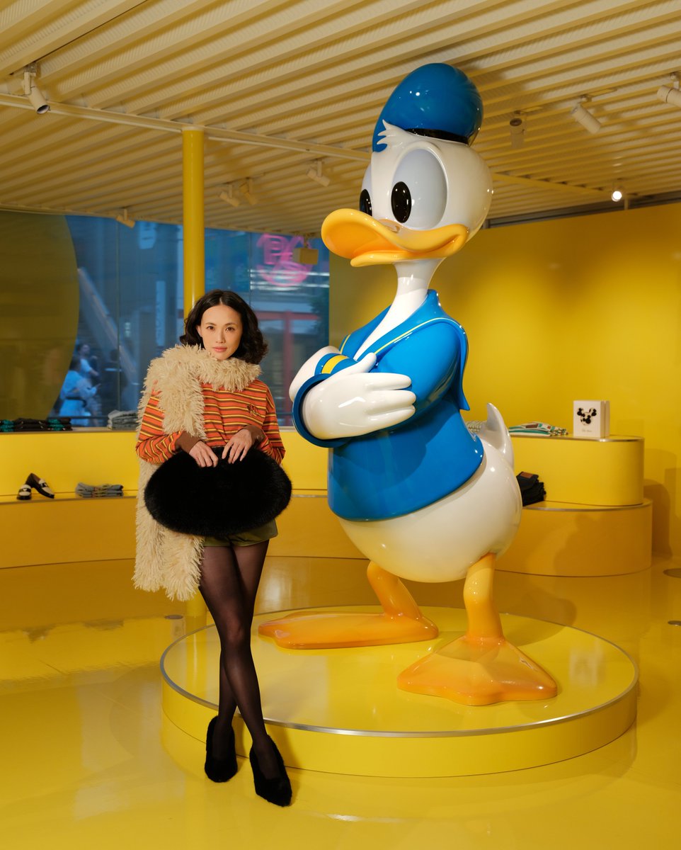 ZARA フェイクファーシューズ DISNEY HARRY 白色 LAMBERT