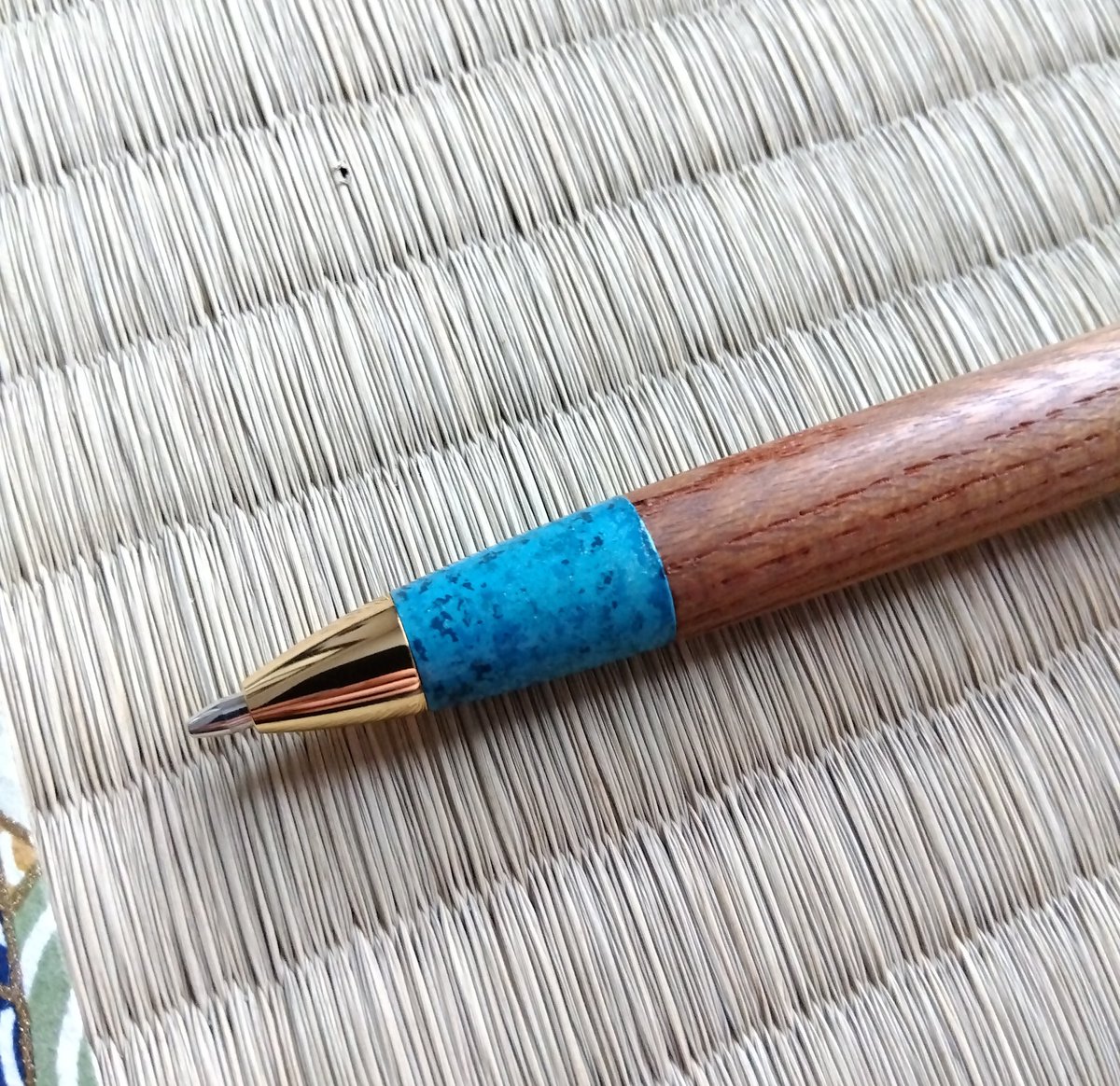 ボナンペン（@bonaanpen）欅 斑紋ガス青銅色風金具仕様 なかなかいい