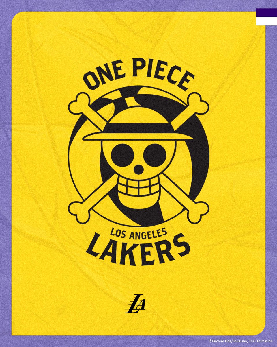 Luffy and the Straw Hat Pirates are joining the Lakers for One