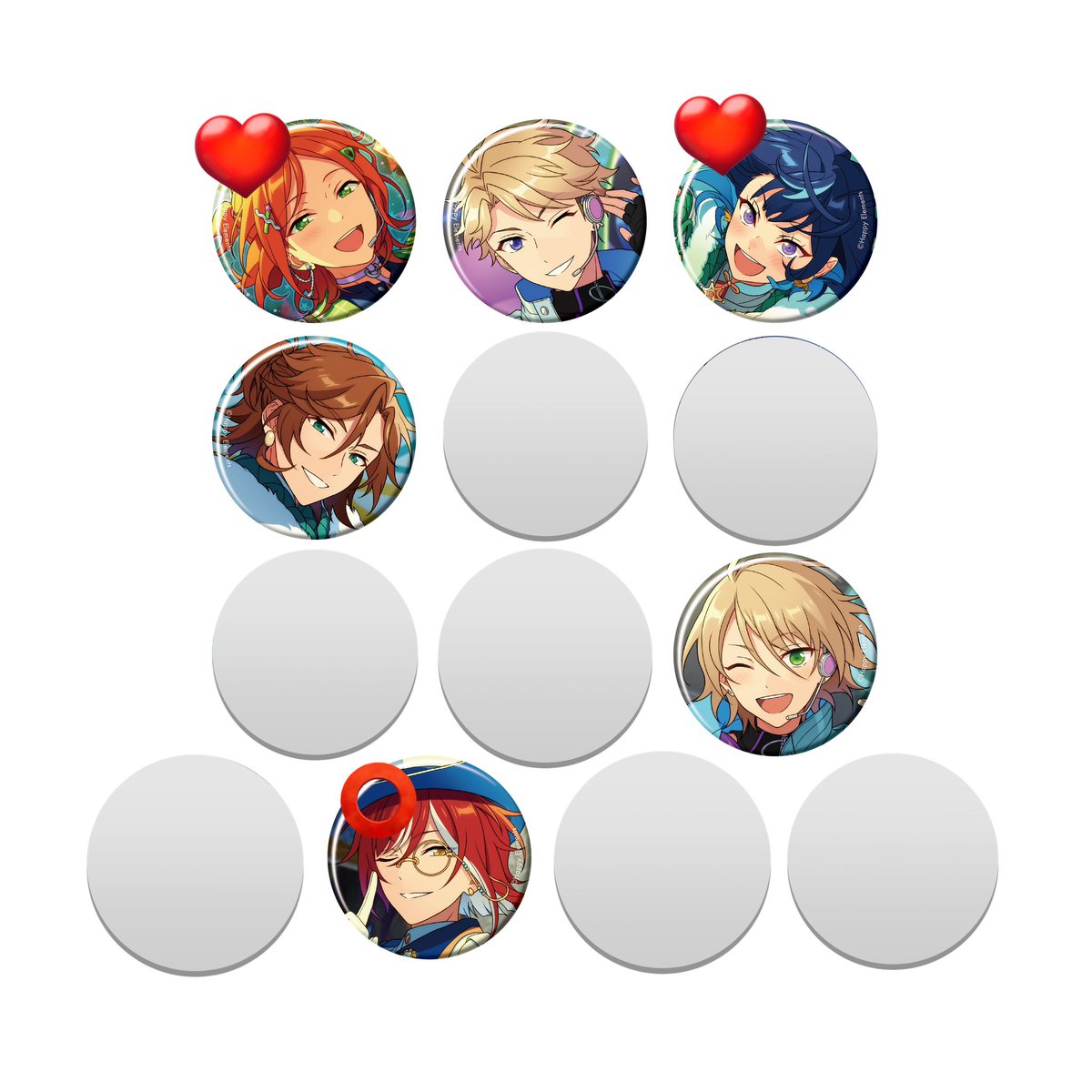 譲渡】あんスタ 缶バッジ コレ缶 2025 Dec. idol 譲：❤️ゆうた/嵐