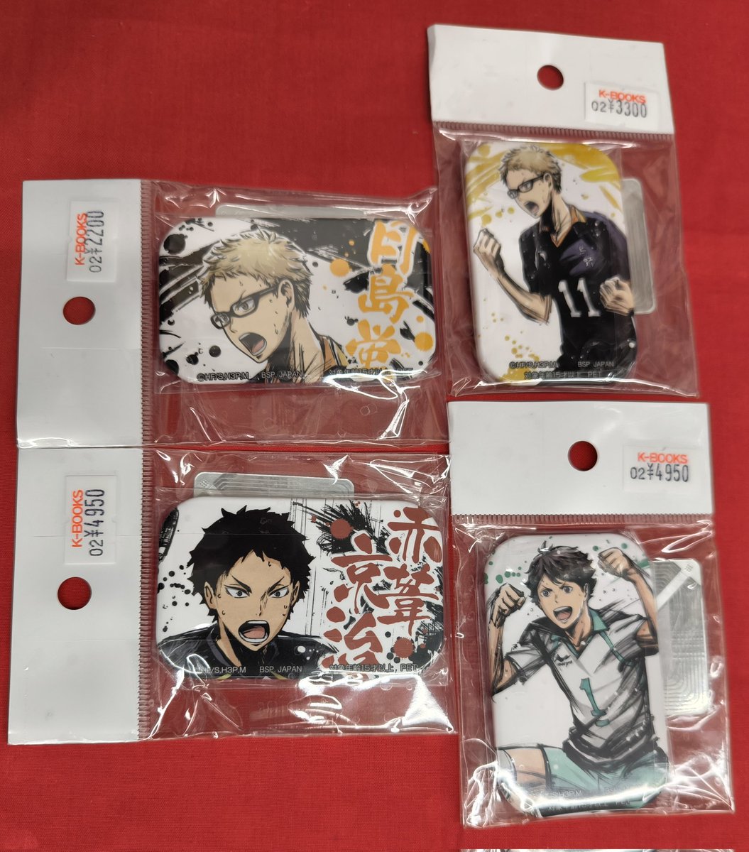 入荷情報】 『ハイキュー!!』より ハイキュー!!スクエア型缶バッジ