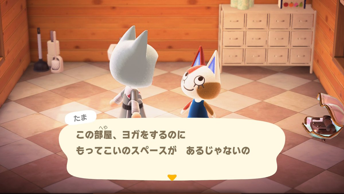 たまちゃんが遊びに行きたいって声かけてくれて🐈 ＃あつ森