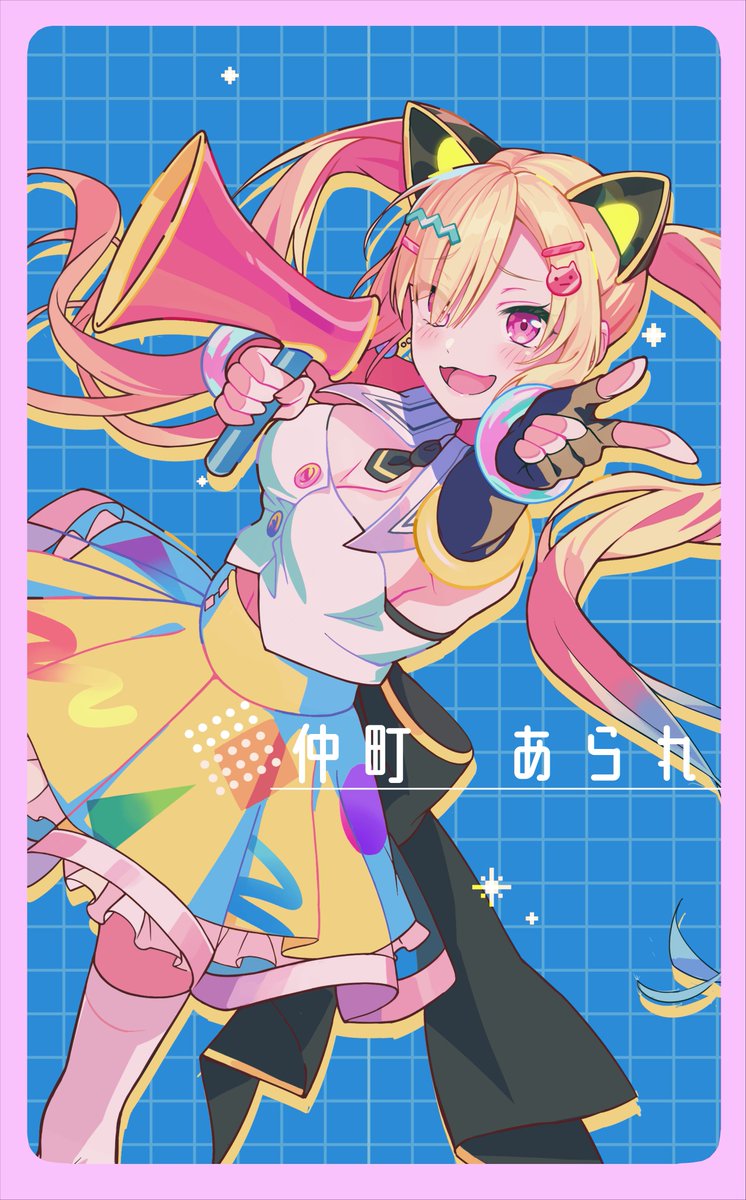 バンドリプロジェクト新バンド、仲町あられ描きました、よろしくお願い