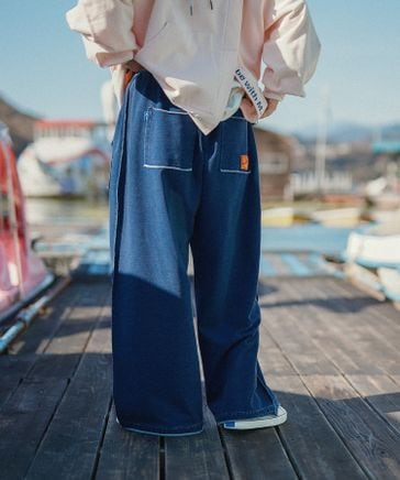 be with M] Misayoラクカジ裏毛パンツ【一部カラー再入荷予約