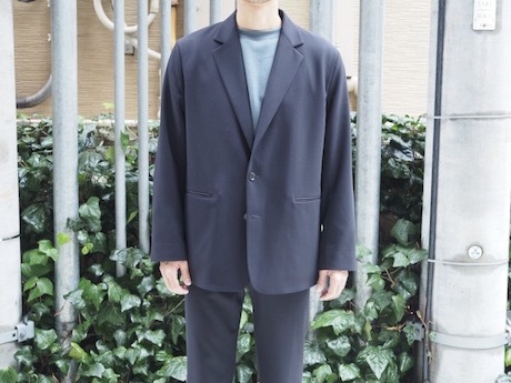 AURALEE -HARD TWIST WOOL DOBBY JACKET- : Chalt