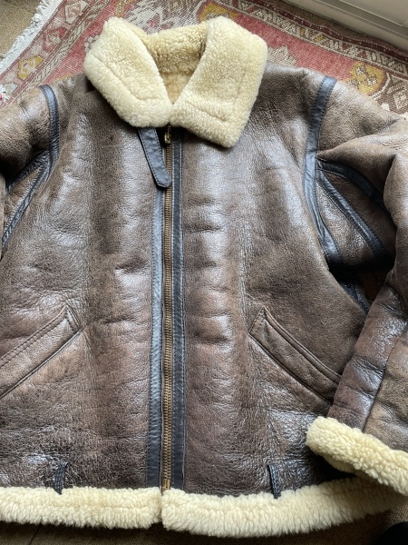 USA製 GOLDEN BEAR ムートン フライト ジャケット 44 B-3タイプ ボア