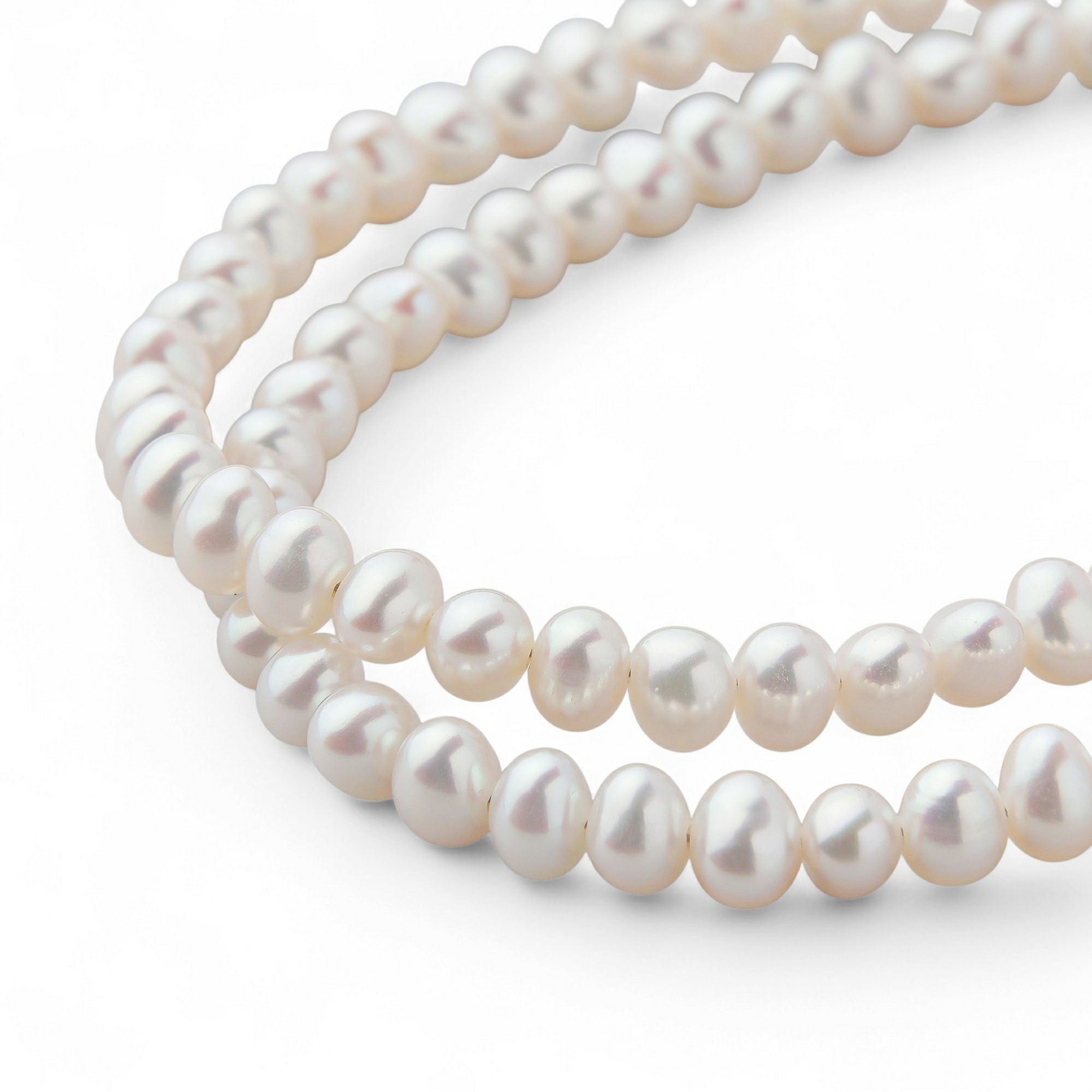 WEB限定】淡水真珠 2連 ブレスレット 4.0-5.0mm | ブレスレット・念珠