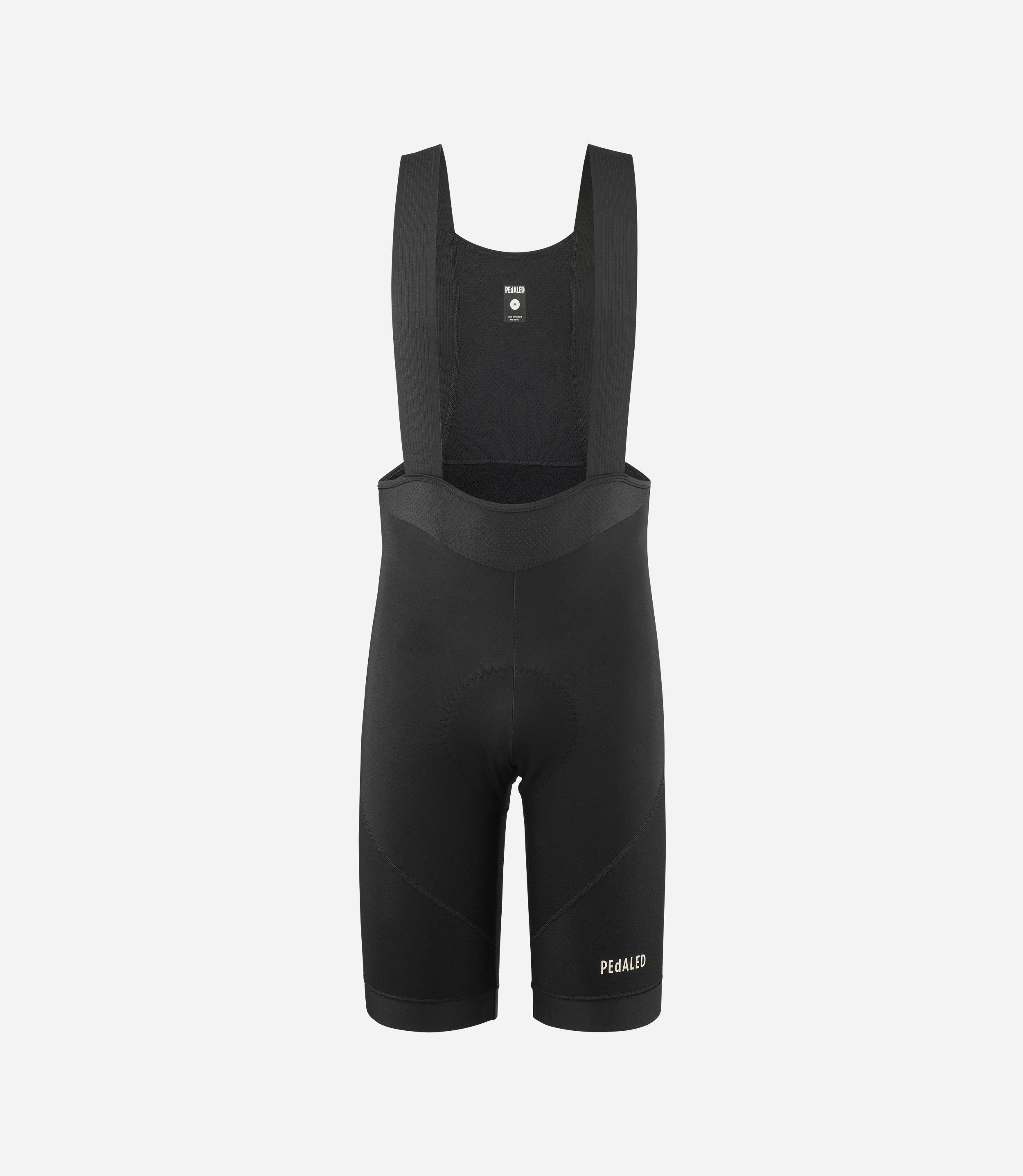 Men's Black Thermo Bib Short | Element | PEdALED