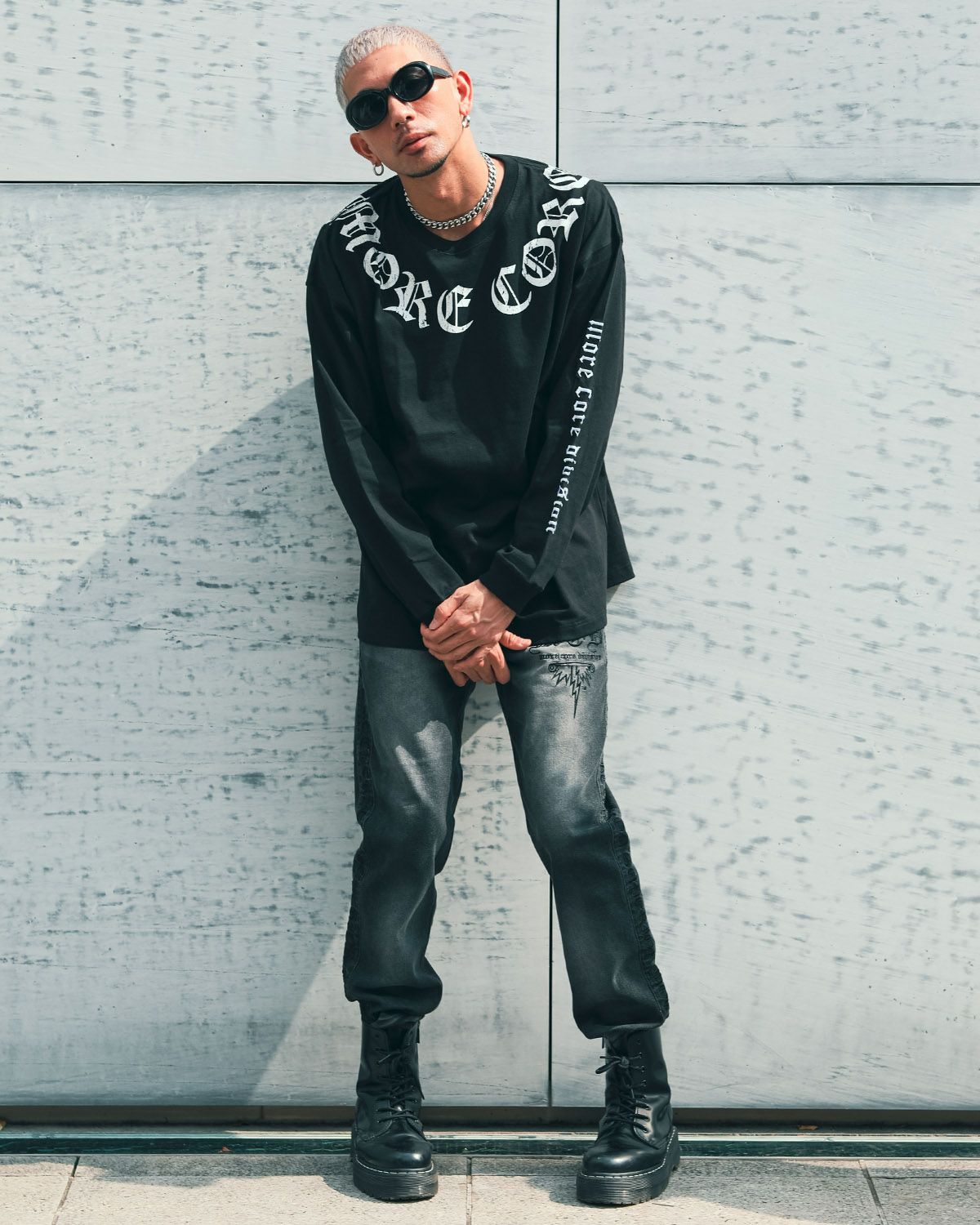 MCD] アラウンド ザ ネック ロゴ ロンT | PEET ONLINE STORE