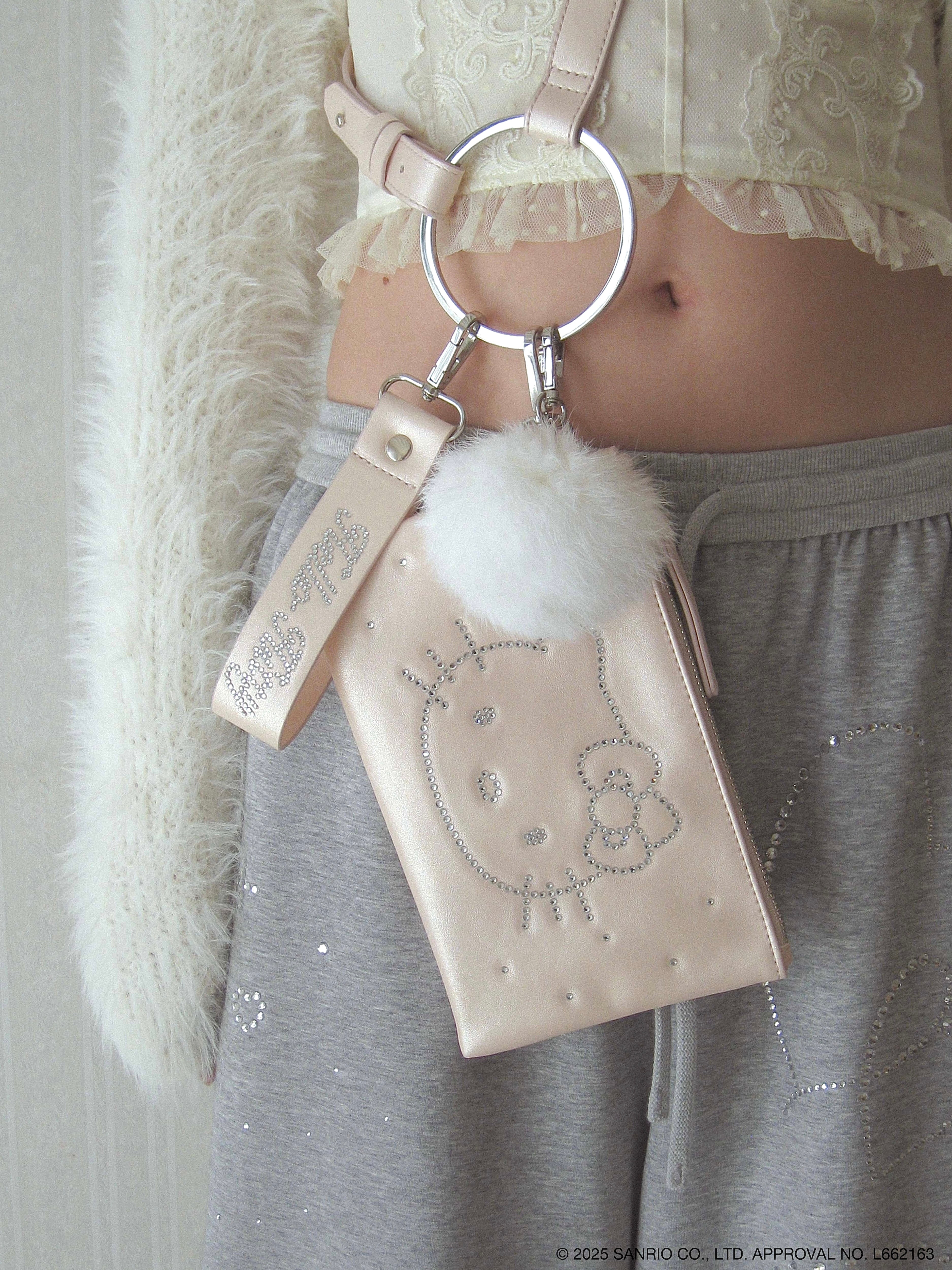 HELLO KITTY charm pouch shoulder｜PELLICULE | ぺリキュール