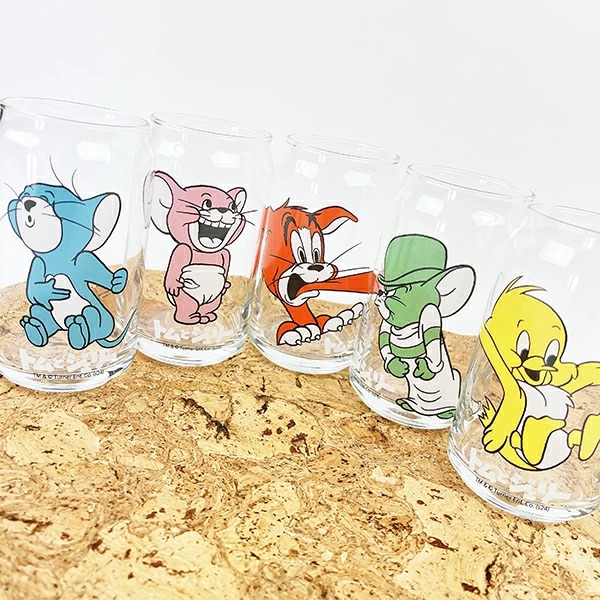 トムとジェリーの缶型グラスが楽しい！トムジェリはもちろんタフィー