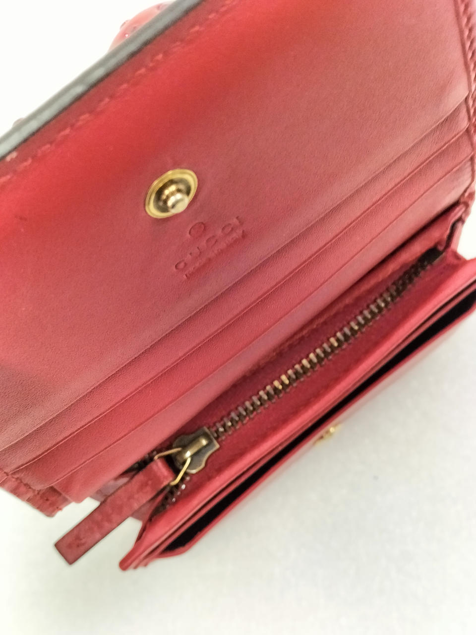 グッチ(GUCCI)|チェリー付きGGスプリーム キャンバス カードケース