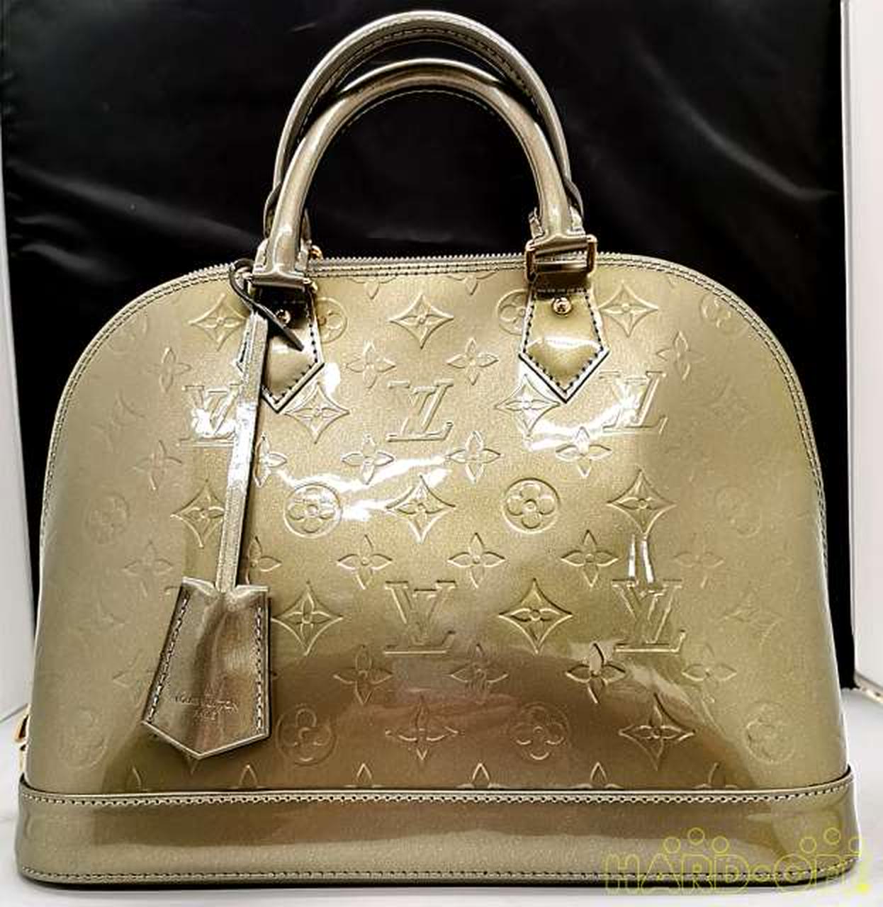 ルイヴィトン(LOUIS VUITTON)|モノグラムヴェルニ アルマPM グリ
